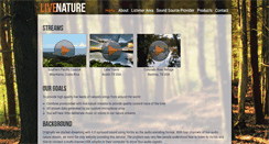 Desktop Screenshot of livenaturesongs.com